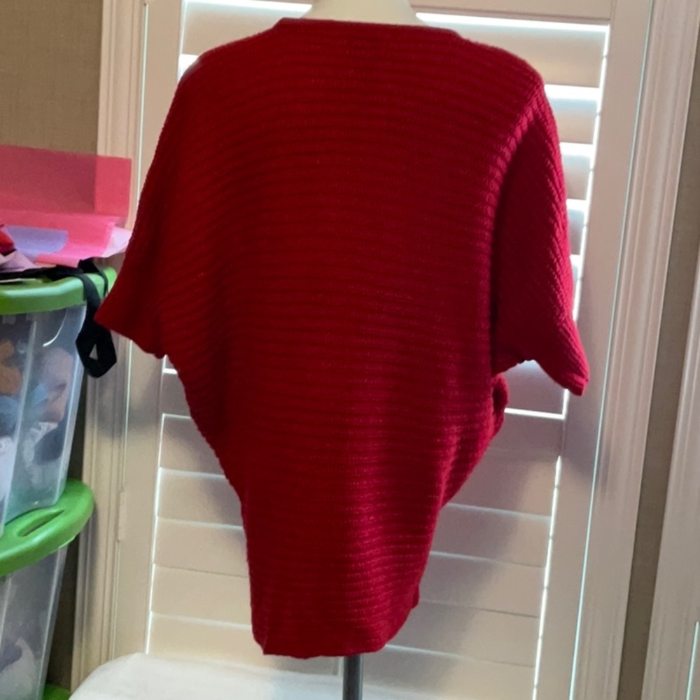 Worthington Red Crew Neck Sweater - Picture 4 of 7